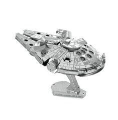 Metalinė dėlionė - konstruktorius Metal Earth Star Wars Millennium Falcon 3D цена и информация | Конструкторы и кубики | pigu.lt