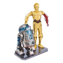 Metalinė dėlionė - konstruktorius Metal Earth Star Wars R2-D2 & C-3PO, Gift Box 3D цена и информация | Конструкторы и кубики | pigu.lt