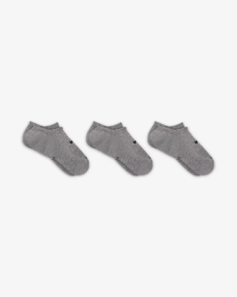 Nike kojinės vyrams, pilkos, 3 poros kaina ir informacija | Vyriškos kojinės | pigu.lt