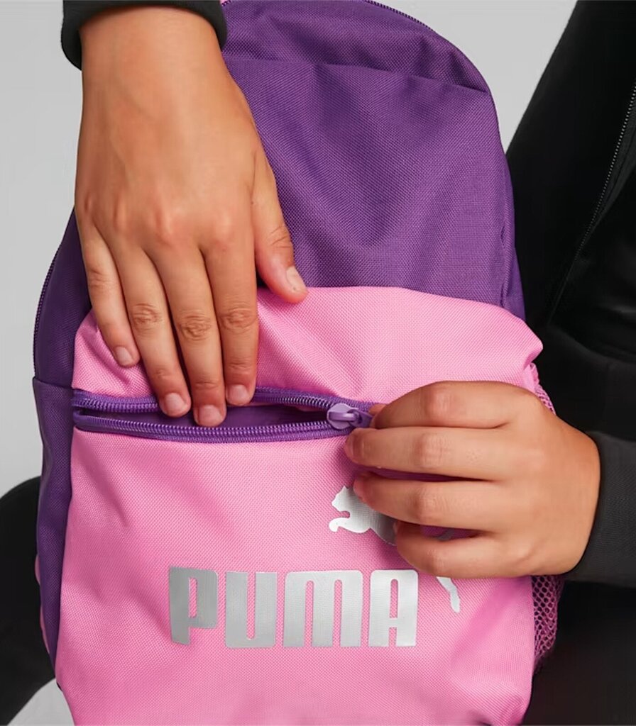 Kuprinė Puma Phase Small, 13L, violetinė/rožinė kaina ir informacija | Kuprinės mokyklai, sportiniai maišeliai | pigu.lt
