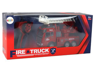 Nuotoliniu būdu valdymas ugniagesių automobilis su kopėčiomis ir šviesos bei garso efektais kaina ir informacija | Žaislai berniukams | pigu.lt