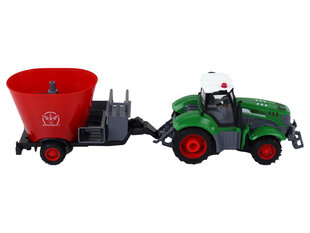 Nuotoliniu būdu valdomas traktorius su šviesos efektais kaina ir informacija | Žaislai berniukams | pigu.lt