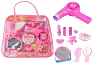 Žaislinis plaukų aksesuarų rinkinys lagaminėlyje, rožinis kaina ir informacija | Žaislai mergaitėms | pigu.lt