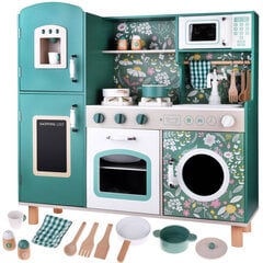 Vaikiška virtuvėlė su priedais, žalia kaina ir informacija | Žaislai mergaitėms | pigu.lt