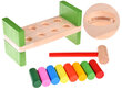 Lavinamasis medinis žaislas su plaktuku kaina ir informacija | Lavinamieji žaislai | pigu.lt