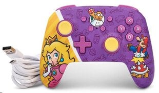 PowerA Enhanced Princess Peach Battle kaina ir informacija | Žaidimų pultai  | pigu.lt