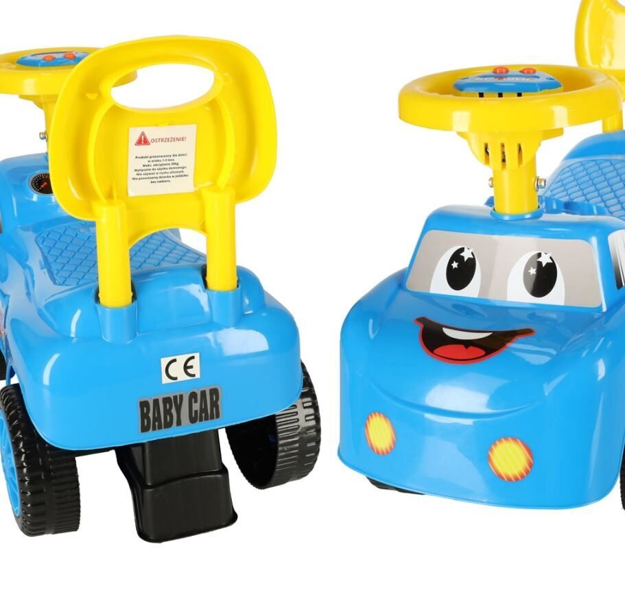 Paspiriama mašinėlė su garsais, mėlyna 4937 kaina ir informacija | Žaislai kūdikiams | pigu.lt