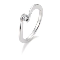 Золотое кольцо с алмазами цена и информация | Кольцо | pigu.lt