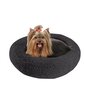 Ilgas pliušinis šuns guolis, 60 cm, pilkas kaina ir informacija | Guoliai, pagalvėlės | pigu.lt