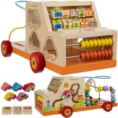 Деревянный сортировщик - счеты Kruzzel 22652 цена и информация | Развивающие игрушки | pigu.lt