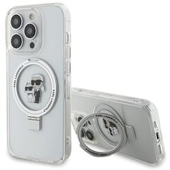 Karl Lagerfeld KLHMP14XHMRSKCH iPhone 14 Pro Max 6.7" biały|white hardcase Ring Stand Karl&Choupettte MagSafe цена и информация | Чехлы для телефонов | pigu.lt