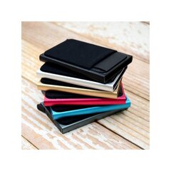 Алюминиевый тонкий кошелек Rfid Card Case Silver 796678 цена и информация | Женские кошельки, держатели для карточек | pigu.lt