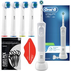 Oral-B 100 kaina ir informacija | Elektriniai dantų šepetėliai | pigu.lt