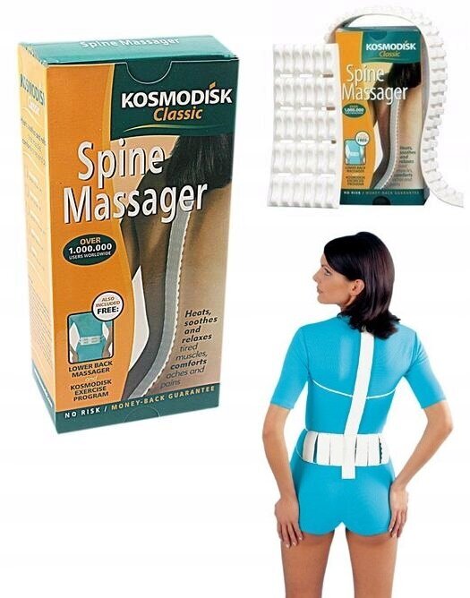 Stuburo masažo diskas Kosmodisk Classic, baltas kaina ir informacija | Masažo reikmenys | pigu.lt
