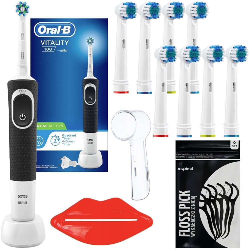 Oral-B 100 kaina ir informacija | Elektriniai dantų šepetėliai | pigu.lt