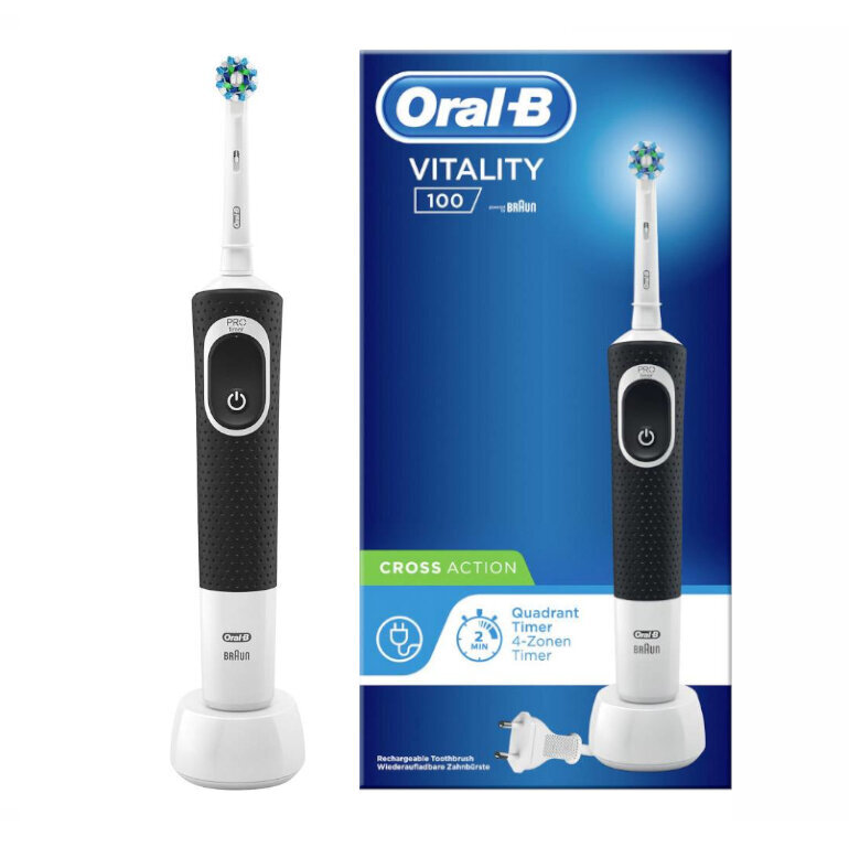 Oral-B 100 kaina ir informacija | Elektriniai dantų šepetėliai | pigu.lt