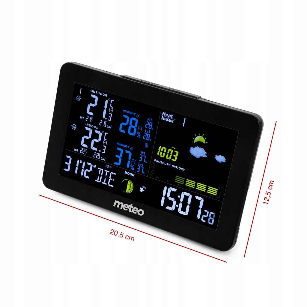 Meteorologijos stotis METEO SP99 LCD VA kaina ir informacija | Meteorologinės stotelės, termometrai | pigu.lt