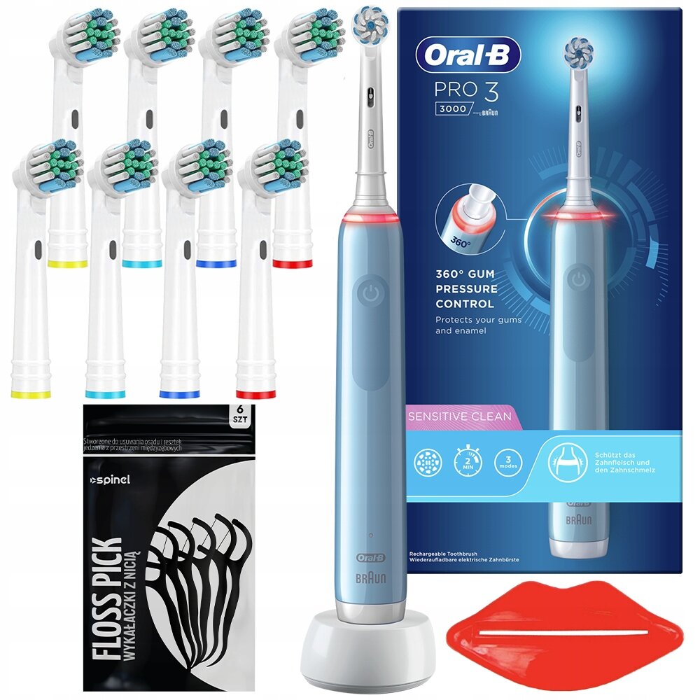 Oral-B Pro 3 3000 цена и информация | Elektriniai dantų šepetėliai | pigu.lt