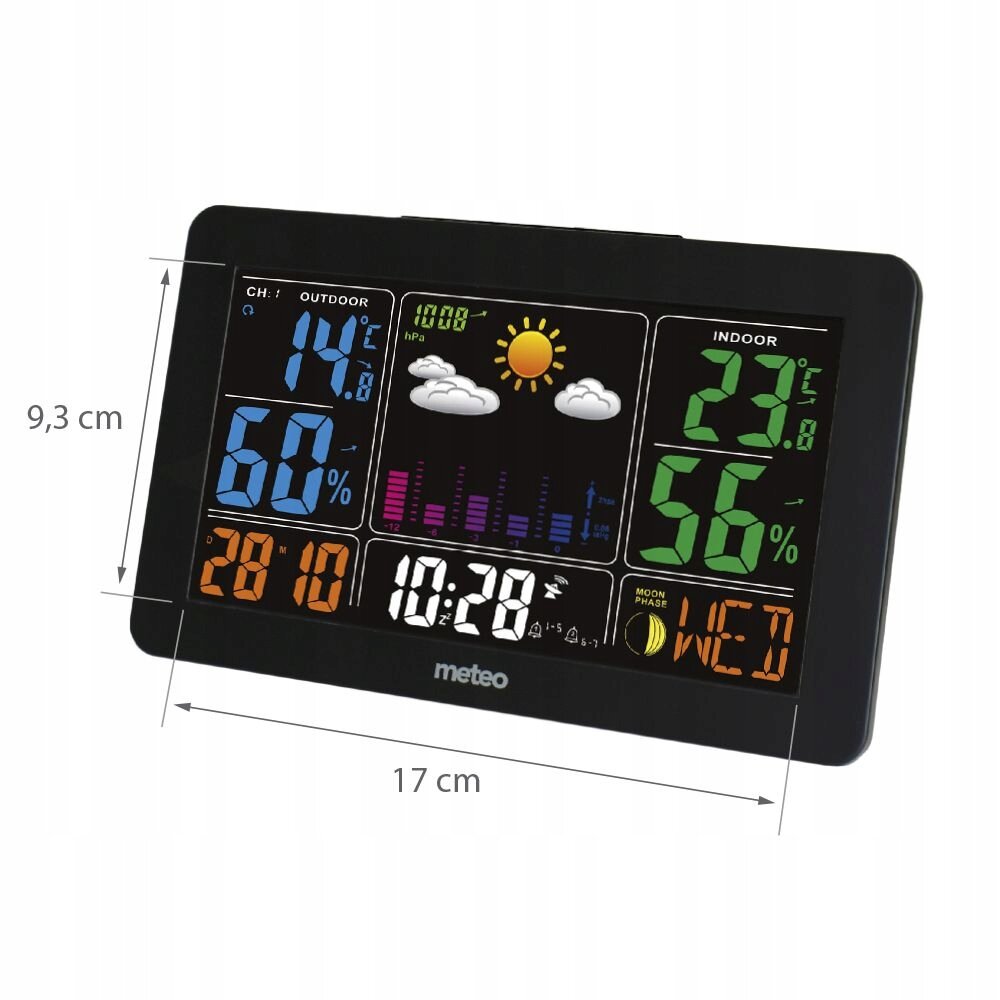 Meteorologijos stotis METEO SP91 kaina ir informacija | Meteorologinės stotelės, termometrai | pigu.lt
