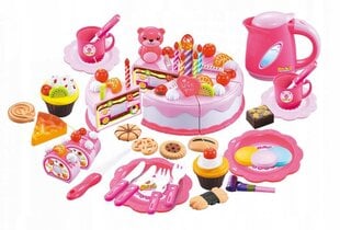Набор торта на день рождения Multistore, 80 деталей цена и информация | Игрушки для девочек | pigu.lt