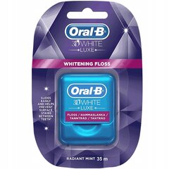 Dantų siūlas Oral-B 3D White, 35 m цена и информация | Зубные щетки, пасты | pigu.lt