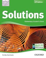 Solutions: Elementary: Student's Book 2nd Revised edition цена и информация | Пособия по изучению иностранных языков | pigu.lt
