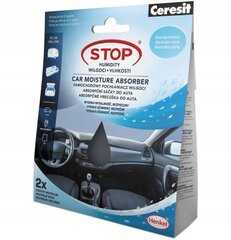 "Ceresit Stop" drėgmės absorbentas automobiliui 2x50G цена и информация | Осушители воздуха, влагопоглотители | pigu.lt
