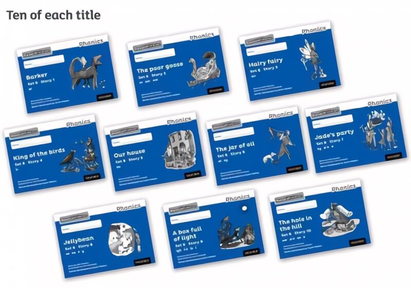 Read Write Inc. Phonics: Blue Set 6 Core Black & White Storybooks (Pack of 100) kaina ir informacija | Knygos paaugliams ir jaunimui | pigu.lt