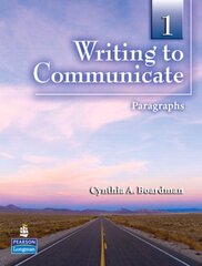 Writing to Communicate 1: Paragraphs цена и информация | Пособия по изучению иностранных языков | pigu.lt