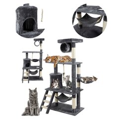 Kačių draskyklė StoreXO, 145cm, pilka kaina ir informacija | Draskyklės | pigu.lt