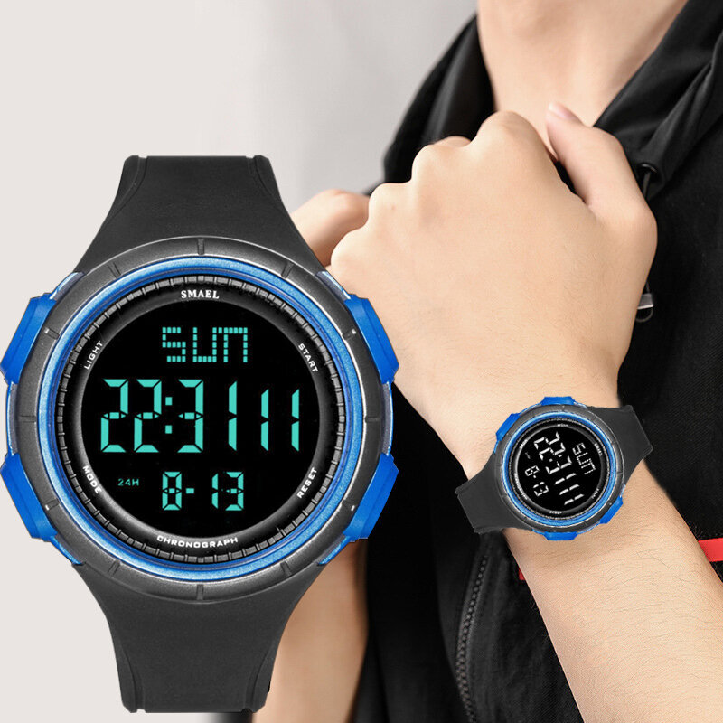 Smael 1618 Black/Blue kaina ir informacija | Išmanieji laikrodžiai (smartwatch) | pigu.lt