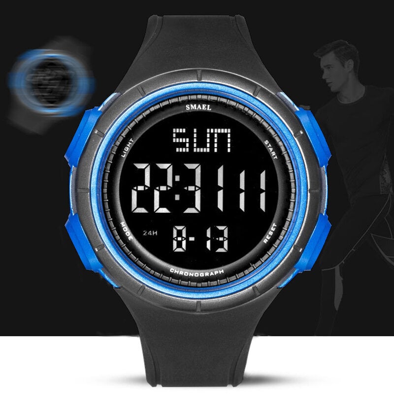 Smael 1618 Black/Blue kaina ir informacija | Išmanieji laikrodžiai (smartwatch) | pigu.lt