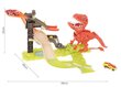 Dinozauro formos paleidimo trasa su 2 automobiliais Iso Trade kaina ir informacija | Žaislai berniukams | pigu.lt