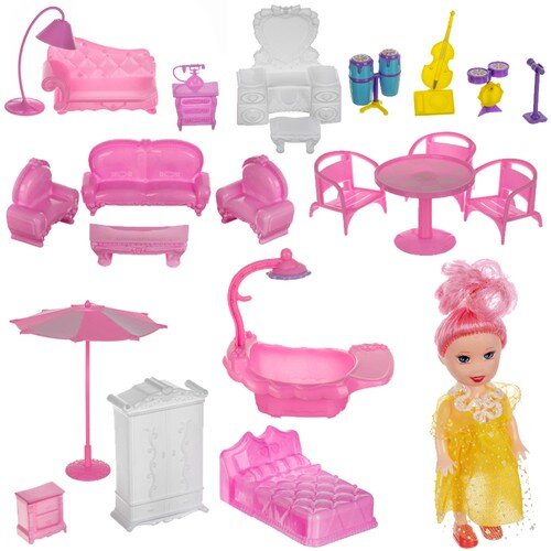 Lėlių namelis, 65 cm kaina ir informacija | Žaislai mergaitėms | pigu.lt