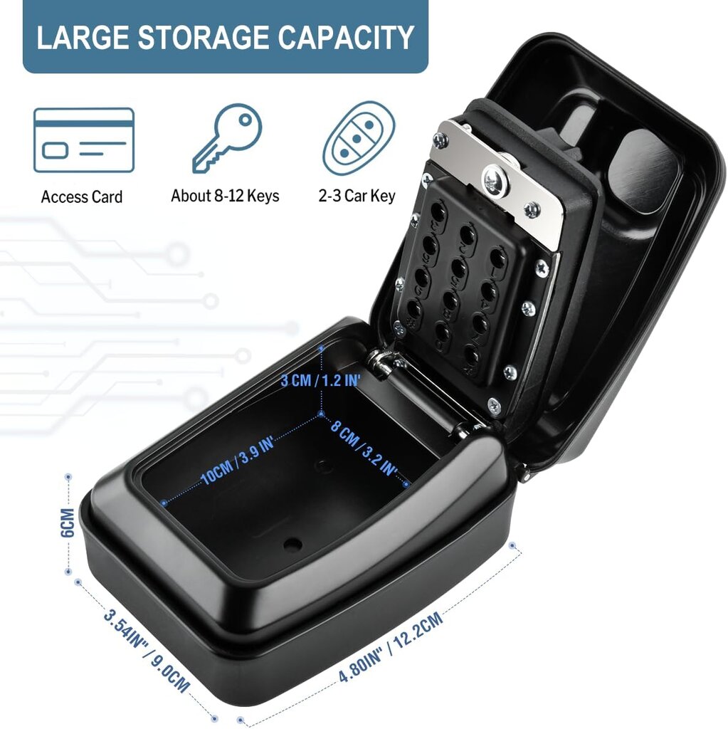 Saugi raktų dėžutė kaina ir informacija | Seifai | pigu.lt