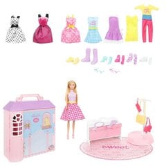 Дом с одеждой + кукла цена и информация | Игрушки для девочек | pigu.lt