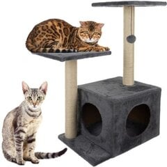 Katės draskyklė, 71cm, pilka kaina ir informacija | Draskyklės | pigu.lt