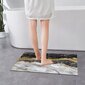 Juodo marmuro vonios kilimėlis BAT-MAT-02, 80x50 cm цена и информация | Vonios kambario aksesuarai | pigu.lt