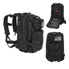 Черный маленький рюкзак в стиле милитари цена и информация | Рюкзаки и сумки | pigu.lt
