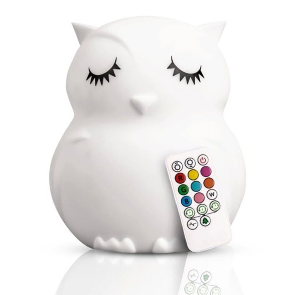StoreXO vaikiškas naktinis šviestuvas Little Owl NL-30 цена и информация | Vaikiški šviestuvai | pigu.lt