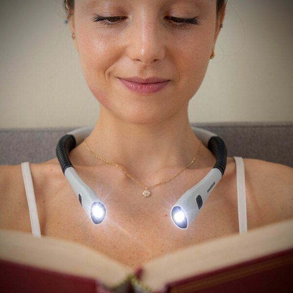 StoreXO ant kaklo dedama LED skaitymo lemputė kaina ir informacija | Žibintuvėliai, prožektoriai | pigu.lt