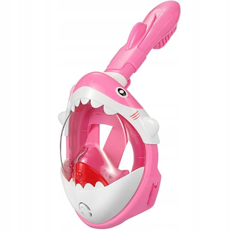 Nardymo kaukė vaikams Shark KF-3, rožinė kaina ir informacija | Nardymo kaukės | pigu.lt