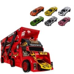 Autovežis su 6 automobiliais StoreXO kaina ir informacija | Žaislai berniukams | pigu.lt