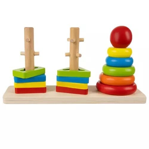 Rūšiuoklis – medinė dėlionė StoreXO kaina ir informacija | Lavinamieji žaislai | pigu.lt