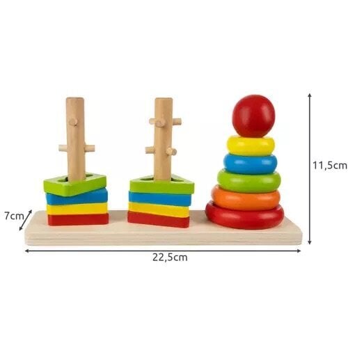 Rūšiuoklis – medinė dėlionė StoreXO цена и информация | Lavinamieji žaislai | pigu.lt