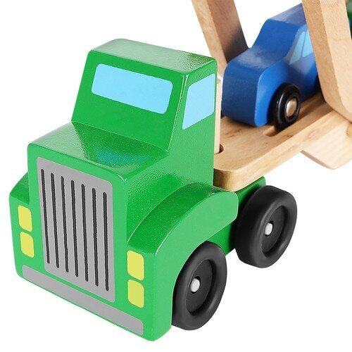 Medinis sunkvežimio ir lengvųjų automobilių komplektas StoreXO kaina ir informacija | Žaislai berniukams | pigu.lt