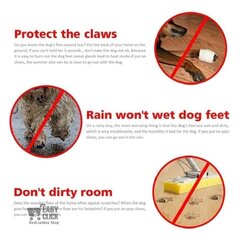 Непромокаемые ботинки для собак, желтые, S, 4 шт.  цена и информация | Одежда для собак | pigu.lt