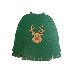 Biserio karoliukų organizatorius Kind Fox Christmas sweater KF027/81 11x11 kaina ir informacija | Siuvinėjimo priemonės | pigu.lt