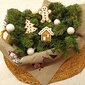 Medinė adatinė Kind Fox Cookie Christmas tree KF056/79 6x6 kaina ir informacija | Siuvinėjimo priemonės | pigu.lt