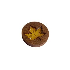 Магнитный держатель с эпоксидной смолой Kind Fox "Maple Leaf" KF059/101 цена и информация | Принадлежности для вышивания | pigu.lt